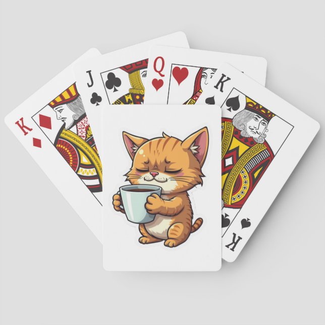Baralho Gato engraçado (Verso)