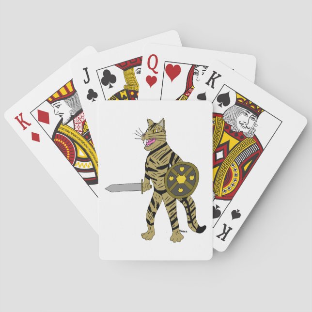 Baralho Gato Guerreiro (Verso)