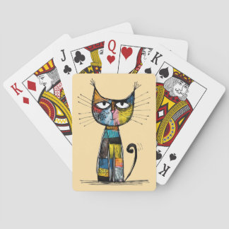 Baralho Gato Jogando Cartas