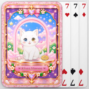 Baralho Gato Khao Manee, Arte Kawaii