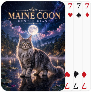 Baralho Gato Maine Coon, Arte de Realismo Cinematográfico