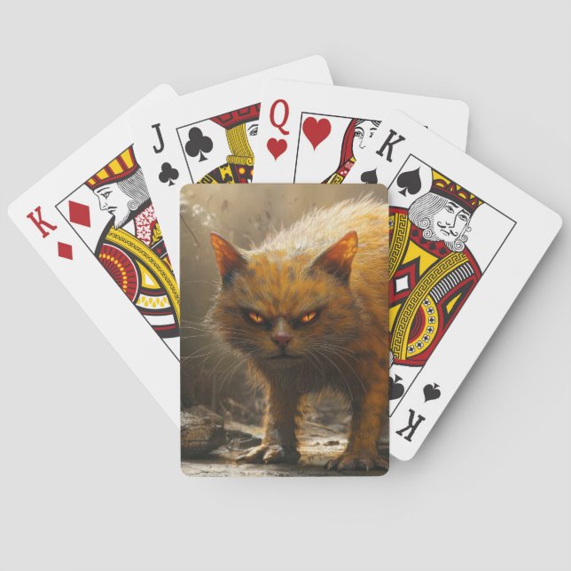 Baralho Gato monstro  (Verso)