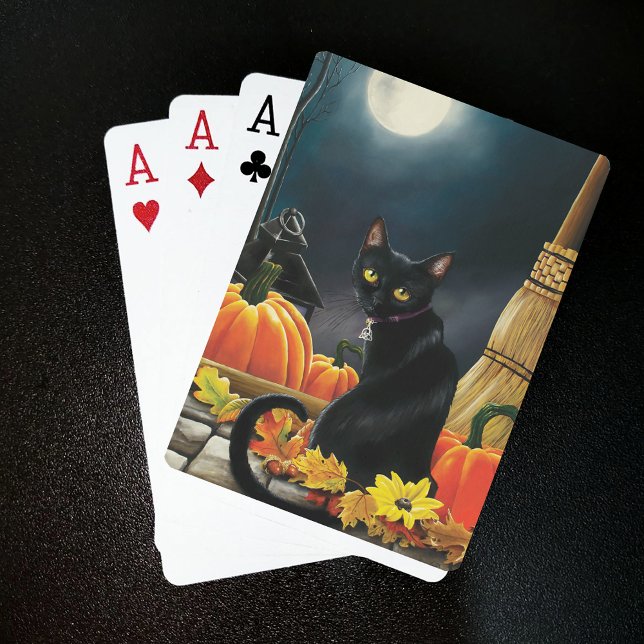 Baralho Gato Negro de Halloween (Criador carregado)