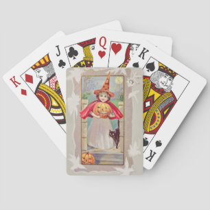 Baralho Gato Negro Pumpkin de Bruxa Bonita Jack O' Lantern