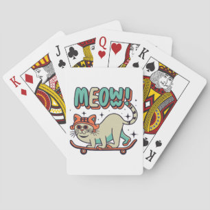 Baralho Gato Patinando Meow
