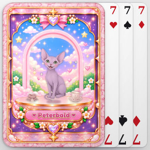Baralho Gato Peterbald, Arte Kawaii