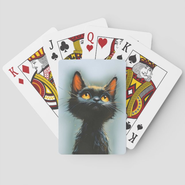 Baralho Gato Preto Encantado (Verso)