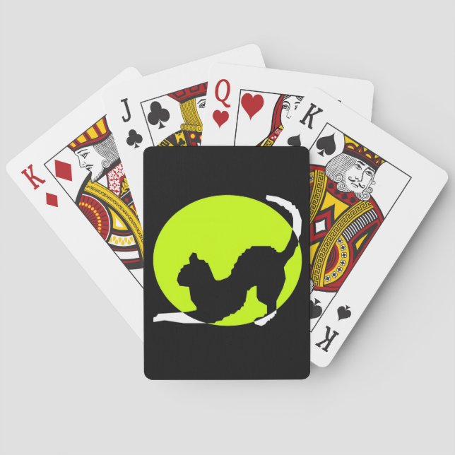 Baralho Gato Silhouette (Verso)