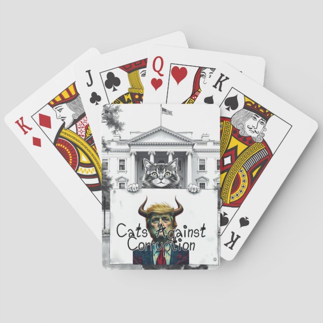 Baralho Gatos Contra Corrupção (Verso)