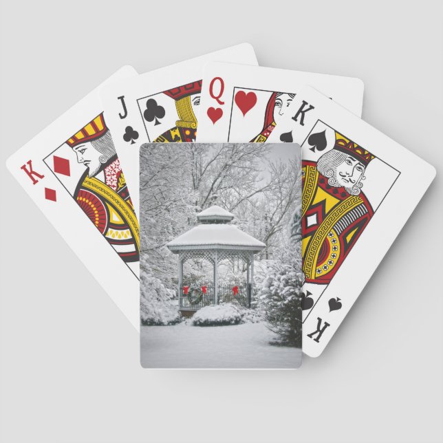 Baralho Gazebo na neve (Verso)