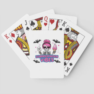Baralho Gelado Summerween Vibes Skeleton IceCream Summer V