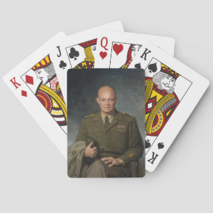 Baralho General Dwight Eisenhower 5 Star - Retrato Pintado