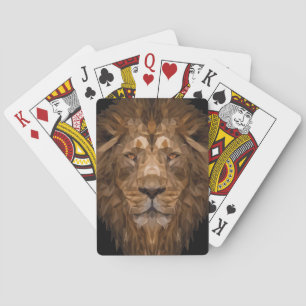 Baralho Geometric Lion Portrait