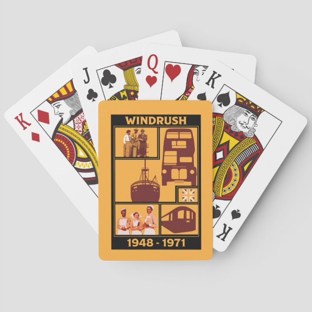 Baralho Geração Windrush História Britânica (Verso)