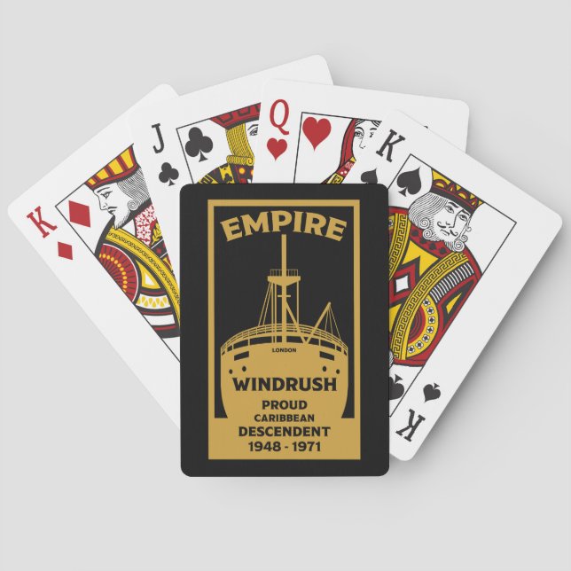 Baralho Geração Windrush História Negra (Verso)