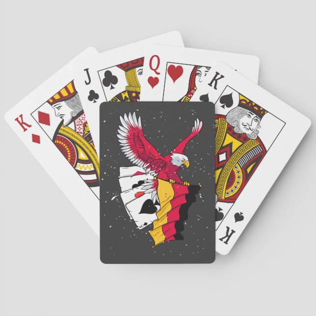 Baralho German Poker Eagle (Verso)