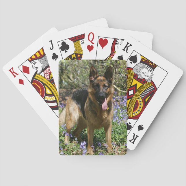 Baralho German shepherd (Verso)