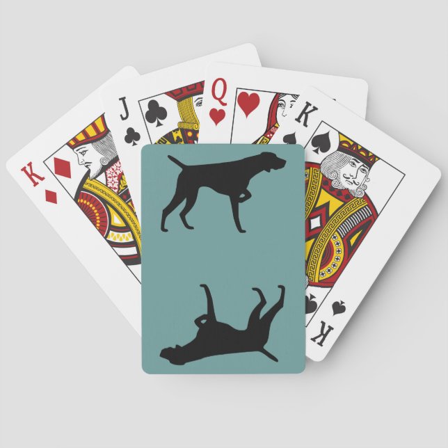 Baralho German Shorthaired Pointer Playing Cards (Verso)