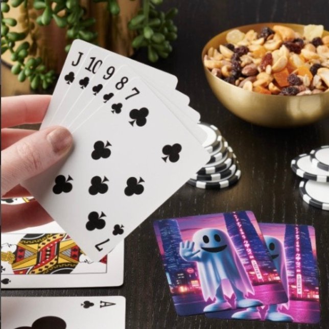 Baralho Ghostly Wave & Urban Lights (Poker cards easy to shuffle, smooth card stock. Dimensions: 2.5" x 3.5”. )