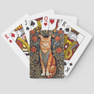 Baralho Ginger Cat William Morris Inspirou Floral