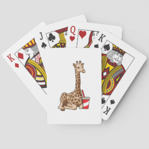 Baralho Girafa com bebida