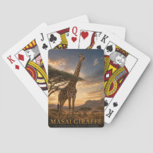 Girafa Masai Savana ANIMALS Poker