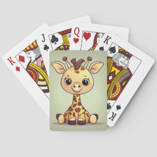 Baralho Girafa pequenina adorável
