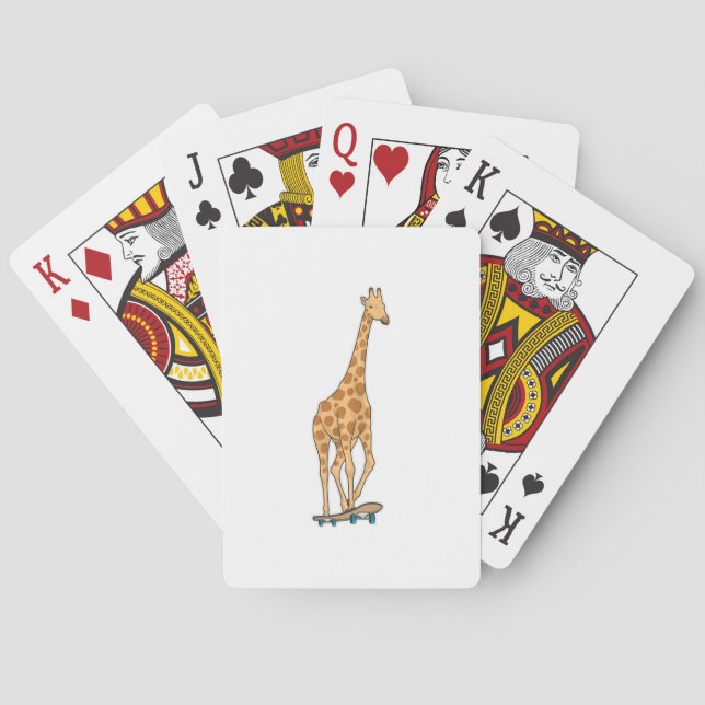 Baralho Giraffe Skater (Verso)