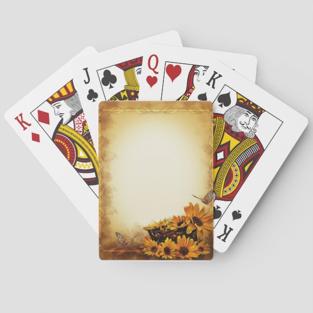 Baralho Girassóis (Verso)