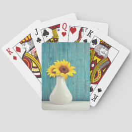 Baralho Girassóis num vaso
