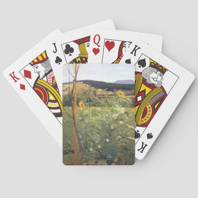 Baralho Girassóis (por Jacek Malczewski) (Verso)