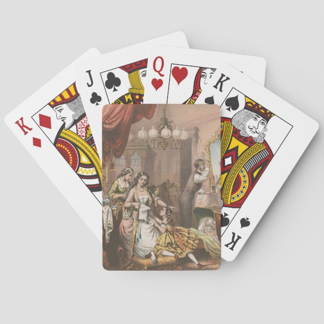 Baralho Glicerina de cacau de Hovey, cerca de 1860 (Verso)