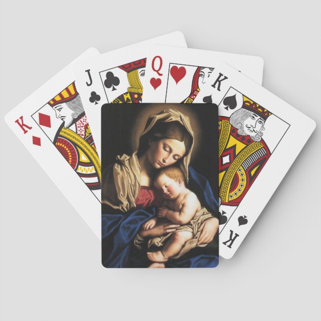 BARALHO GLORY TO JESUS AND MARY (Verso)