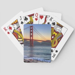 Baralho Golden gate bridge da fuga de San Francisco Bay