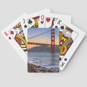 Baralho Golden gate bridge da fuga de San Francisco Bay