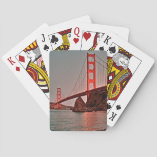 Baralho Golden gate bridge em Sun para baixo