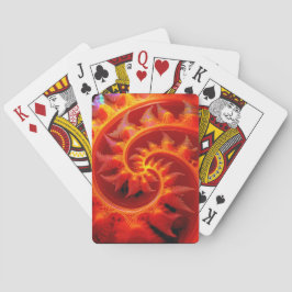 Baralho Golden Mandelbrot Set With Fern Accents