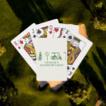 Baralho Golf Bachelor Party<br><div class="desc">Torne a sua despedida de solteiro inesquecível com nossos Cartões de Poker do Partido Golf Bachelor. Apresentando ilustrações do tema na moda golfe, essas cartas são perfeitas para adicionar um toque divertido e sofisticado à sua celebração. Criados a partir de materiais de alta qualidade, nossos cartões de pôquer garantem uma...</div>