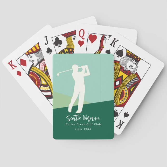 Baralho Golf Club Players Cards Game  (Verso)