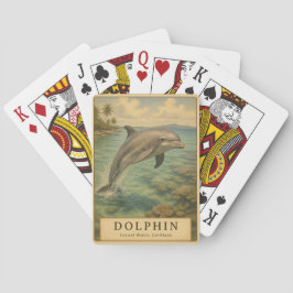 Baralho Golfinho Águas Caribenhas VINTAGE