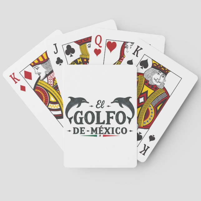 Baralho Golfo Americano do México (Verso)
