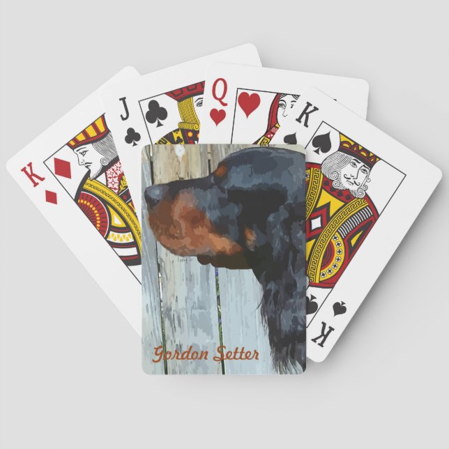 Baralho Gordon Setter Play Cards (Verso)