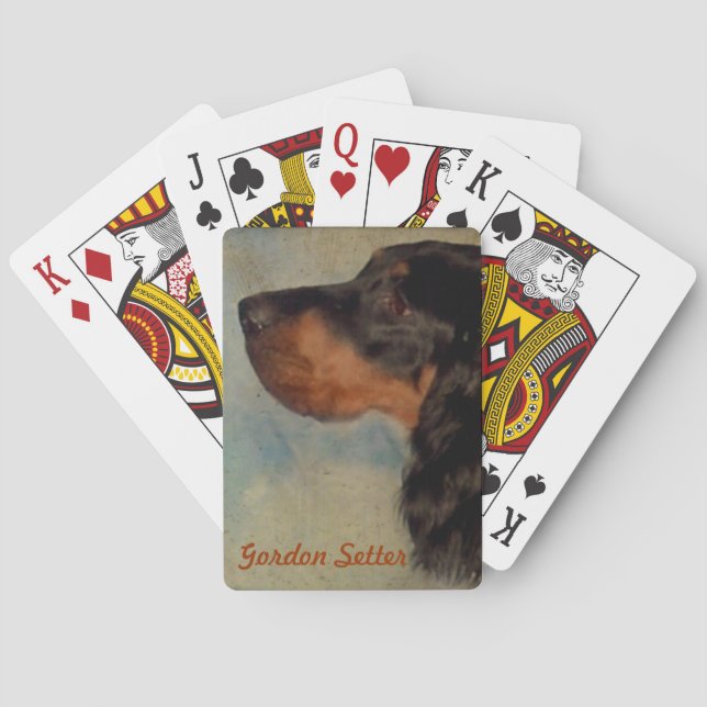 Baralho Gordon Setter Play Cards (Verso)