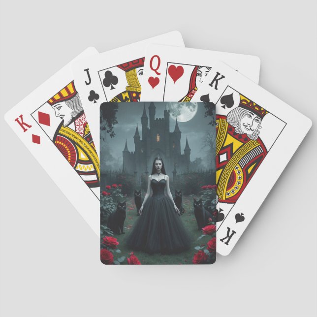 Baralho Gothic Ballerina Princess Halloween Playing Cards (Verso)