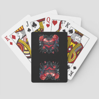 Baralho Gothic Heart Valentine Playing Cards