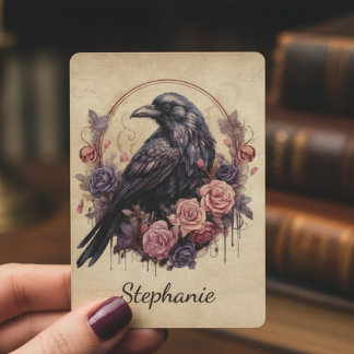 Baralho Gothic Raven Playing Cards – Mystical Bloom Deck