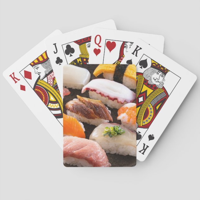 Baralho Gourmet Sushi Plate with Delicate Cuts (Verso)