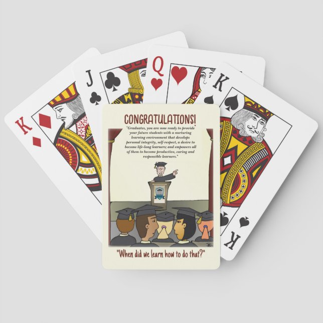 Baralho Graduates Playing Cards (Verso)