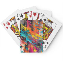 Grafite de abertura do caos vívido