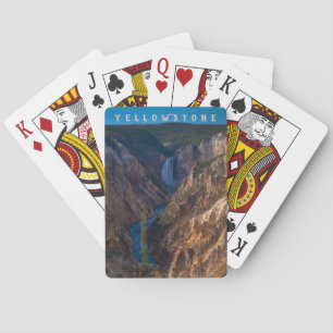 Baralho Grand Canyon inferior do Yellowstone